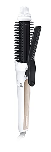 Panasonic Tourmaline Brush Iron, Curl, High-Power Heater, 26mm, White, EH-HT4A-W