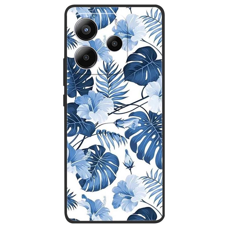 For Xiaomi Redmi Note 14 5G Case Soft TPU Marble Silicone Phone Cover for Coque Redmi Note 14 5G Global Cases Black Bumper Funda