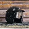 ORZ-700-DOT Approved Real Carbon Fiber 3/4 Motorcycle Helmet Wear Resistant Comfort Liner Daily Commute Cruiser Riding Gear