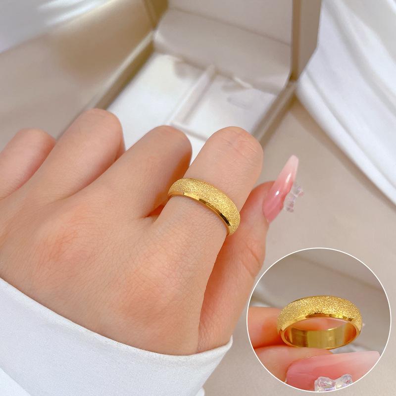 Cold Wind Minimalist Wind Bouncing Ring Men'S And Women'S Tide Personality Simple Index Finger Ring