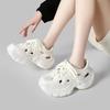 Fashion EVA Soft Platform Sandals Women 2025 Lace-Up Hollow Out Thick Bottom Sandals Woman Solid Color Non-Slip Casual Sandalias Mujer
