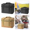 Camping Storage Bag Kitchen Cookware Handbag Wear Resistant Large Capacity with Mesh Pockets and