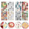 10 Sheets Set Numbered Stickers Christmas Advent Calendar Stickers New Year Celebration