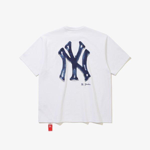 New Era New York Yankees Drawing T shirT whiTe 15147542