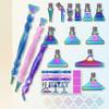 Diamond Painting Pen Set with Multiple Interchangeable Tips Ergonomic Resin Handle and Accessories for Craft Projects