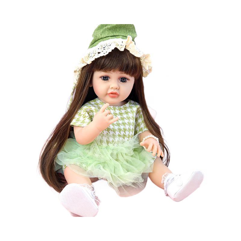 55cm Reborn Vinyl Baby Doll Simulation – Children's Playhouse Toy