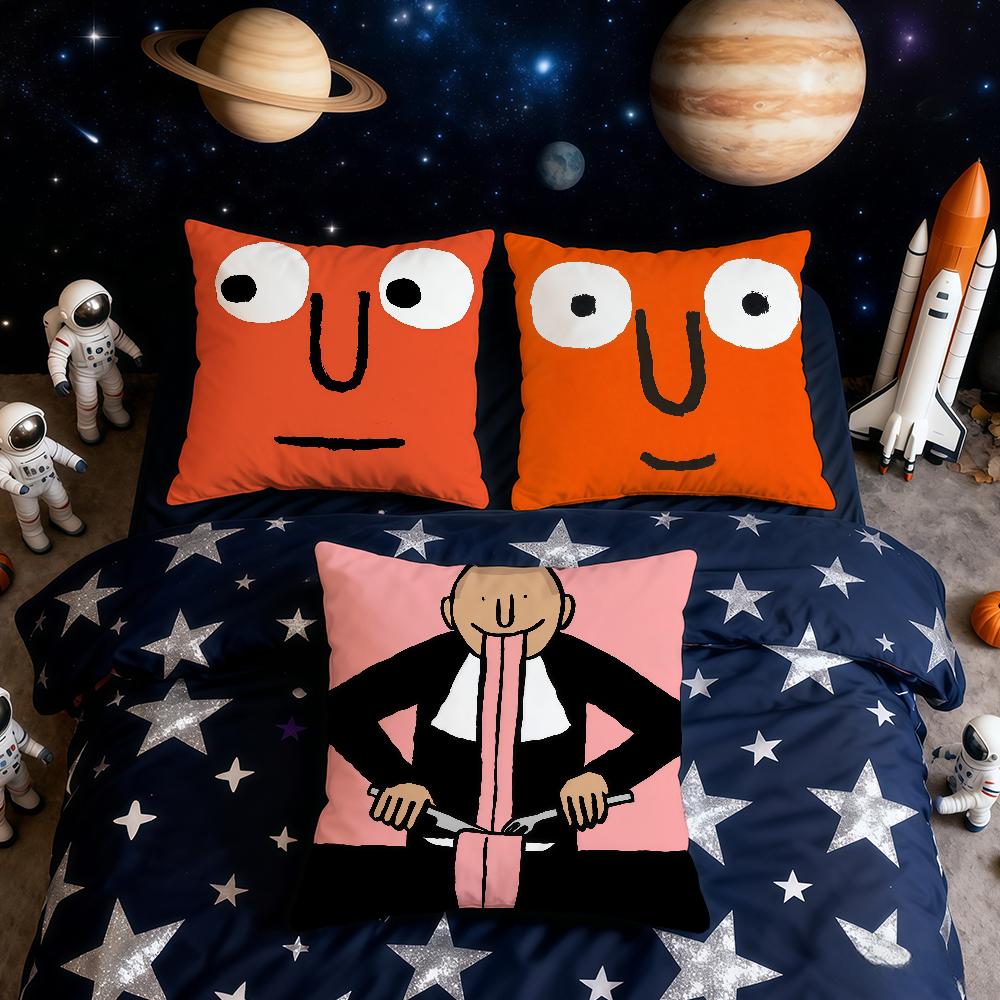 J-Jean Art J-Jullien Painting cushion cover Home Office Convenient Nordic Simplicity Hit With Zipper Cushion Cover
