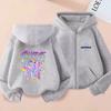 Lovci démonů K-pop Film Mikina na zip Módní Oversized Bunda Zapínací Mikina Streetwear