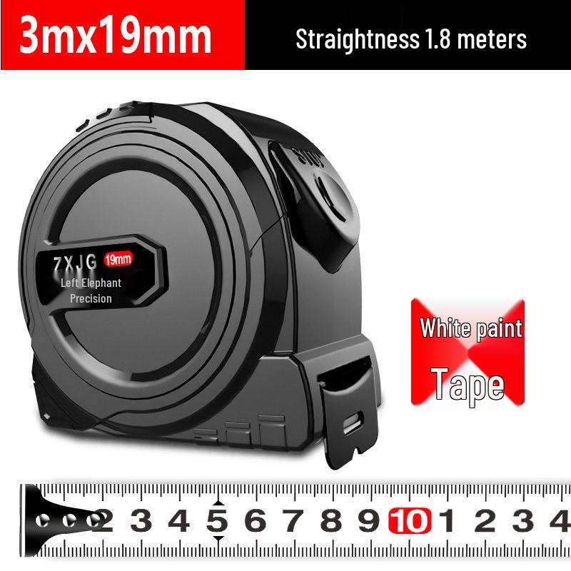 Self-Locking Wear-Resistant Tape Measure Set: 3m, 5m, 7.5m, 10m with Thickened Steel Ruler