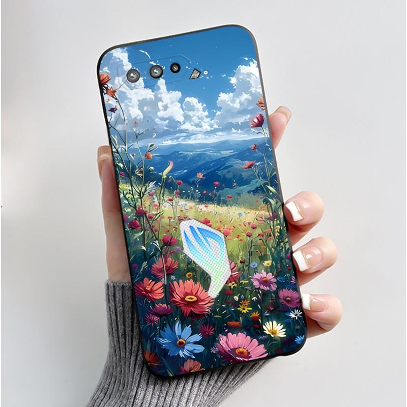 Casing For Asus Rog Phone 5 Rog 5s ZS673KS ZS676KS Case Luxury Dragon Cute Cool Boys Girls Soft Black Matte Silicone Back Cover