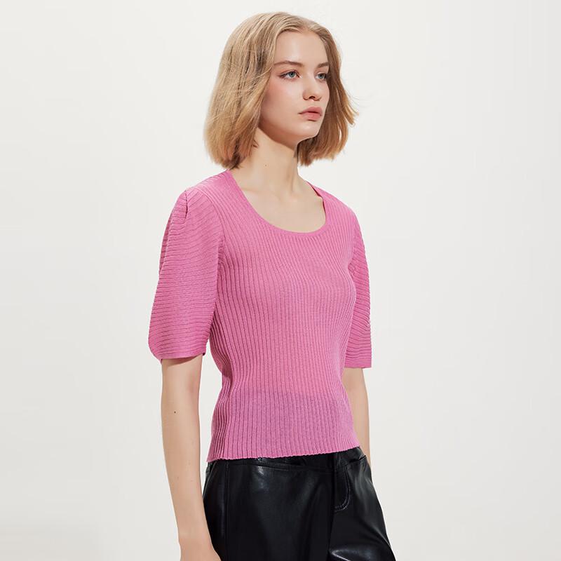 TATO Women's Versatile Short-Sleeve Knit Sweater