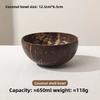 Natural Coconut Shell Bowl Polished Wood Bowl for Smoothie Yogurt Dessert Sugar Water Fruit Salad Oatmeal Milkshake