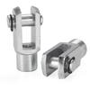 1Pcs Metal Pneumatic Cylinder Clevis Nickel Plated Pneumatic Components  for SC MAL MA Cylinder