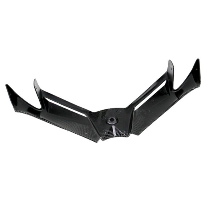 Para kawasaki ninja 300 ninja 250 ninja300/250 ex300 2013-2017 peças da motocicleta spoiler fixo vento asa protetor dianteiro