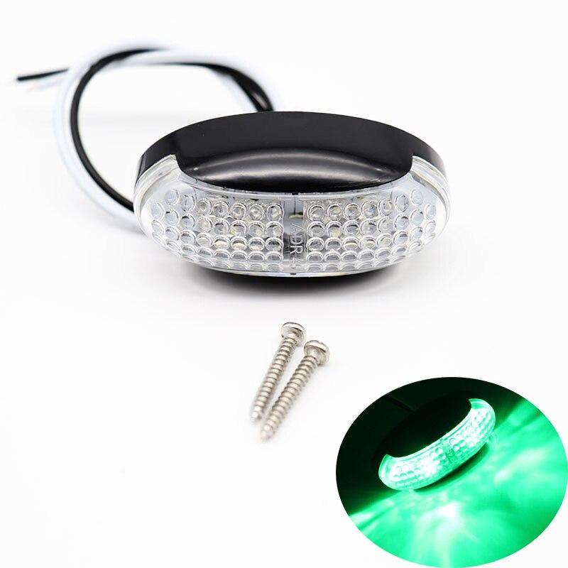 4LED 12V/24V Car Trailer Truck Clear Side Marker Indicator Light Lorry Lamp Amber + Red /Red / Amber / White