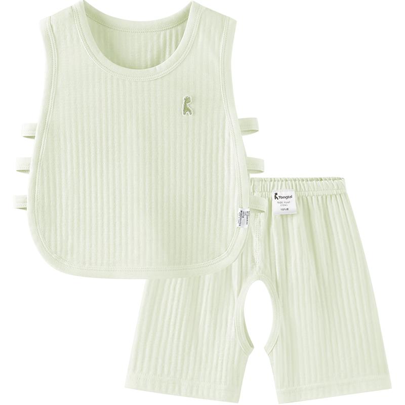 TONGTAI Baby Pure Cotton Vest & Shorts Set