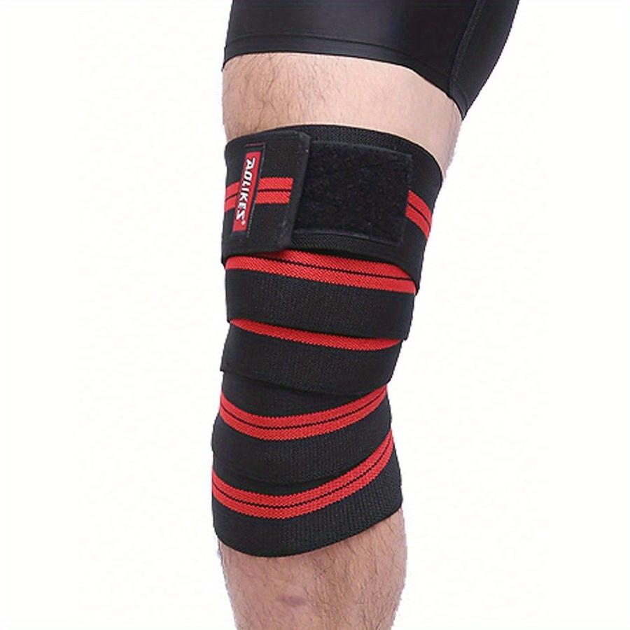 1 szt. Męski Damski Regulowany Kompresyjny Ochraniacz na Kolano Wsparcie do Przysiadów z Obciążeniem