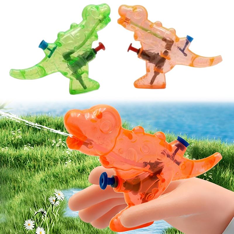 6/12PCS Dinosaur Water Gun Random Color Plastic Squirt Gun Summer Pool Beach Backyard Party Favors Carnival Giveaways Supply ZYF