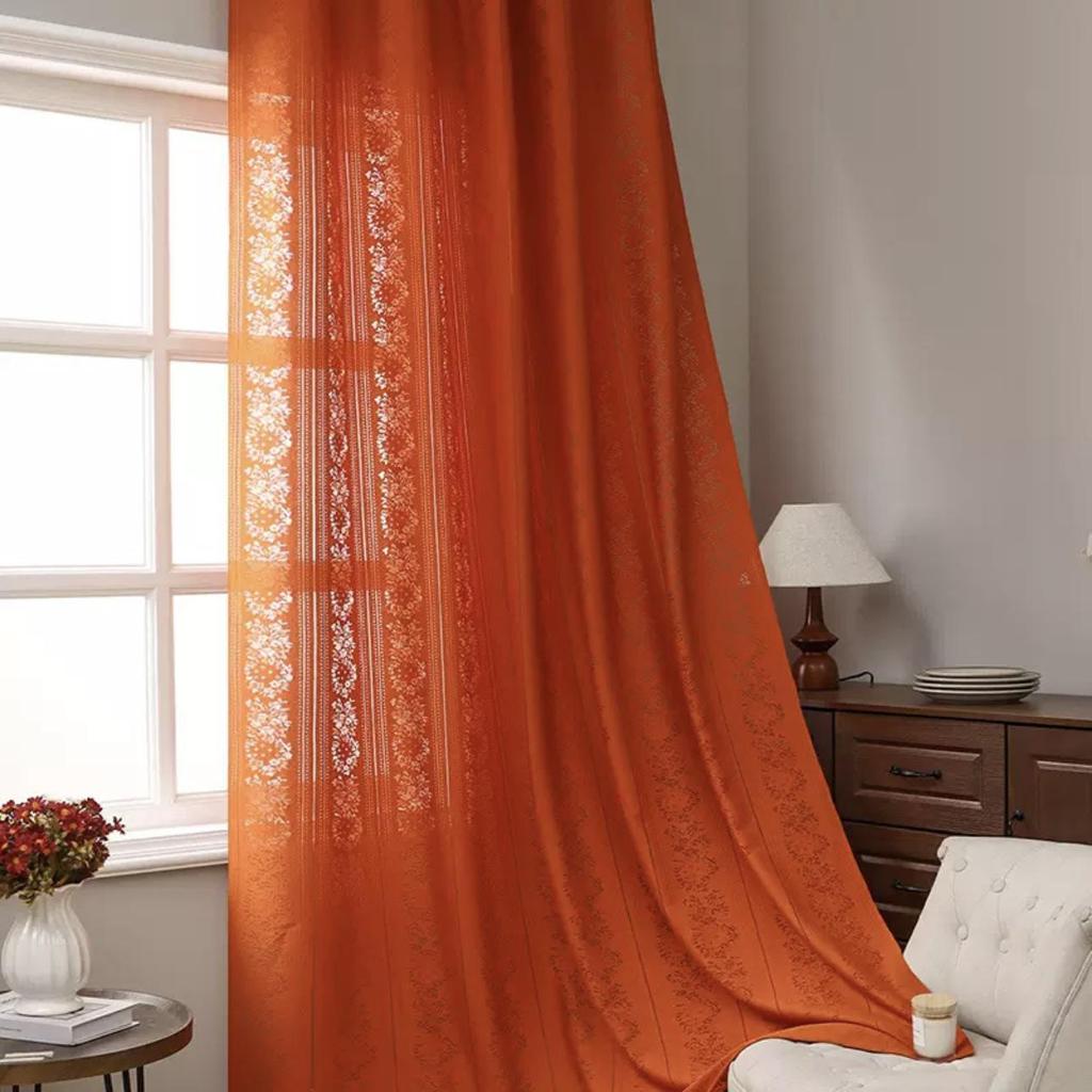 Tende di Pizzo Filtranti la Luce: Tende Eleganti e Semitrasparenti per Camera da Letto e Soggiorno