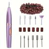 USB Electric Nail Grinding Pen for Manicure, Dead Polish and Removal Net Red Beauty Nail Grinder