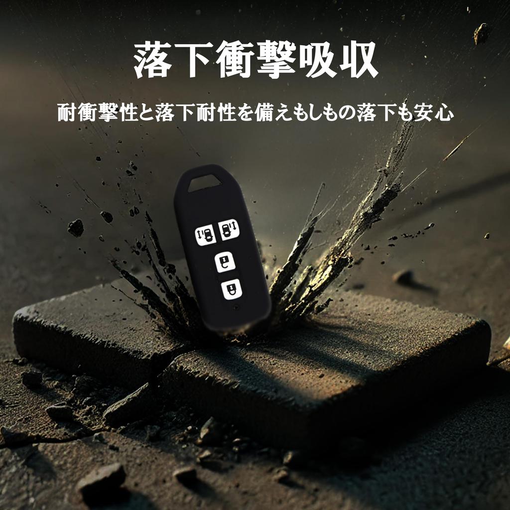 Key Case, Key Cover, Compatible with Honda, NBOX Custom N-Box+, N-Wagon, N-WGN, JG1/2, Custom