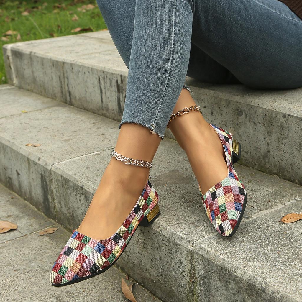 New Arrival 2025 Women Pointed Toe Beautiful and Fashion Summer Shoes Flat Ballerina Comfortable Casual Women Shoes