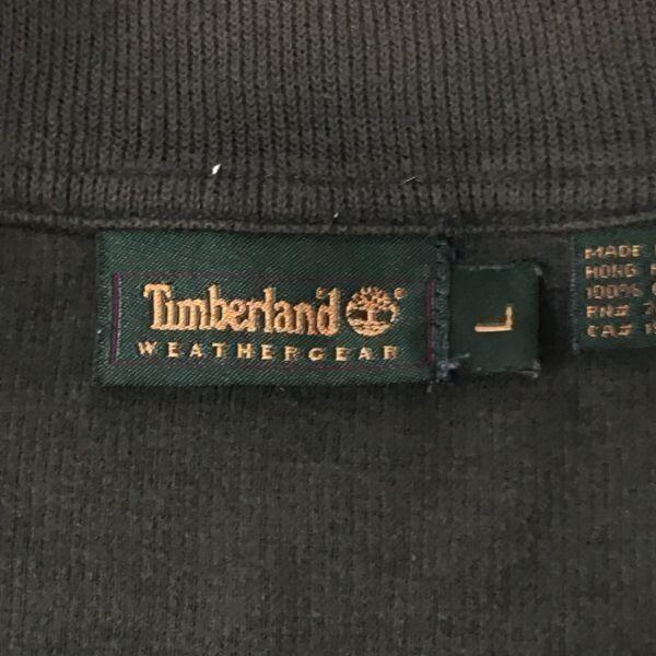 Timberland Half-Zip Trainer Men's L Khaki(USED)