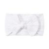 Solid Cable Bow Baby Headband for Child Nylon Layers Headwear Kids Elastic Turban Headwraps Newborn Boys Girls Hair Accessories