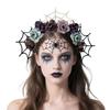 Exaggerated Halloween Hair Hoop Halloween Decor Gothic Flower Hairband  Haunted House