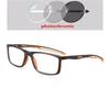 Sport Comfortable Sun Photochromic Gray Square Presbyopic Glasses Man Fashion Uv400 Elderly Glasses Power 0 +25 +50 To +400