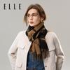 ELLE Women's 100% Merino Wool Jacquard Scarf