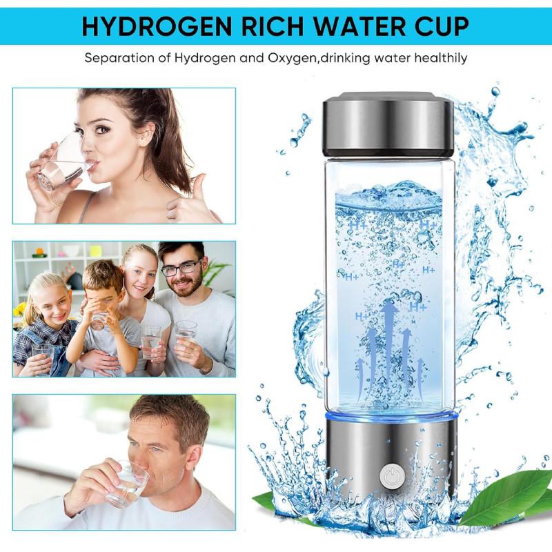Hydrogen Water Generator Bottle Molecular Hydrogen Rich Ionizer Maker Machine
