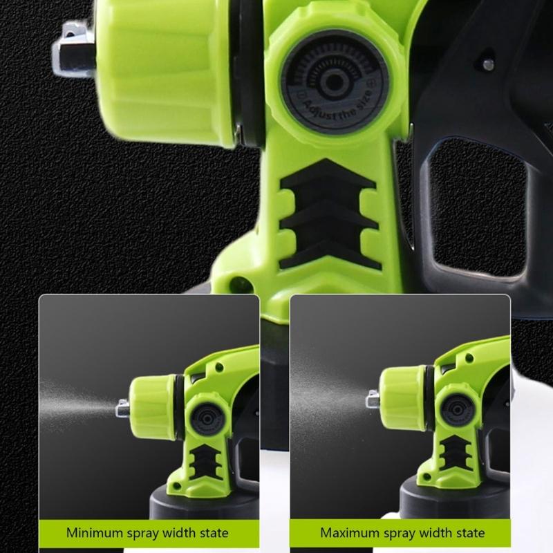 Electric Sprayer Guns 3 Nozzle Size HVLP Household Paint Sprayer Flow Control Easy Sprayings 1400mL Capacity