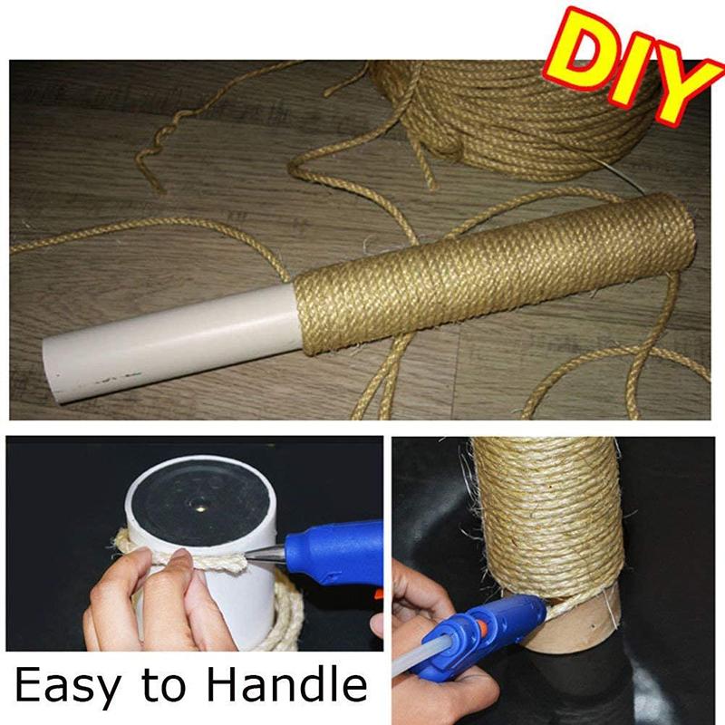 10/20M Natural Sisal Rope Cat Scratcher Rope Tree Scratching Diy Paw Claw Furniture Protector Scratching Post Cat Accessories Set