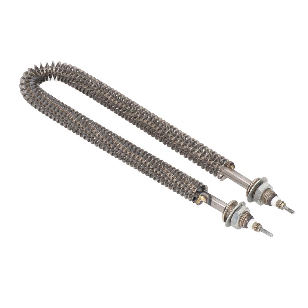 Finned Heating Tube Stainless Steel U Shape Fast Heating Up High Thermal Efficiency Finned Electric Heat Tube 220V