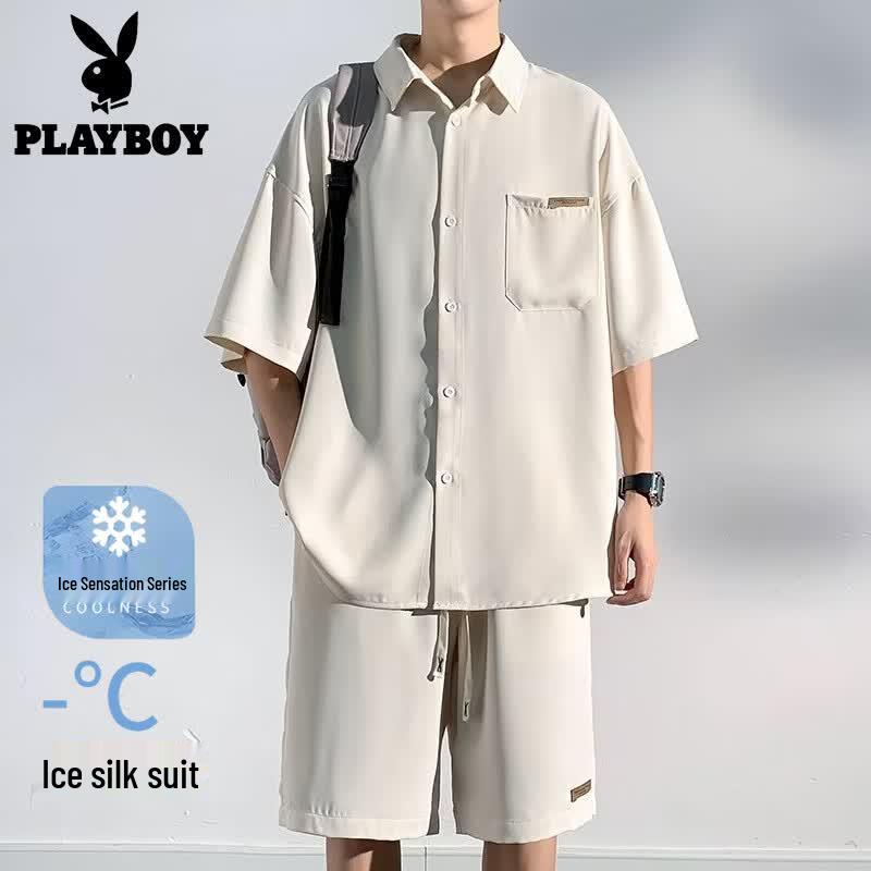 Playboy Men s Ice Silk Sportswear Set 2XL