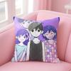 Eerie Indie Japanese Game Anime Kwaii OOmori Cushion Cover Pillow Case Soft Skin Friendly Fabric  Concealed Zipper