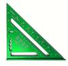 7-inch Aluminum Alloy Precision Triangle Ruler - Metric & Imperial Woodworking Measuring Tool