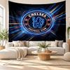 Chelsea FC Wall Tapestry, Soft Fabric Wall Hanging, Decorative Backdrop For Bedroom Home Wall Art