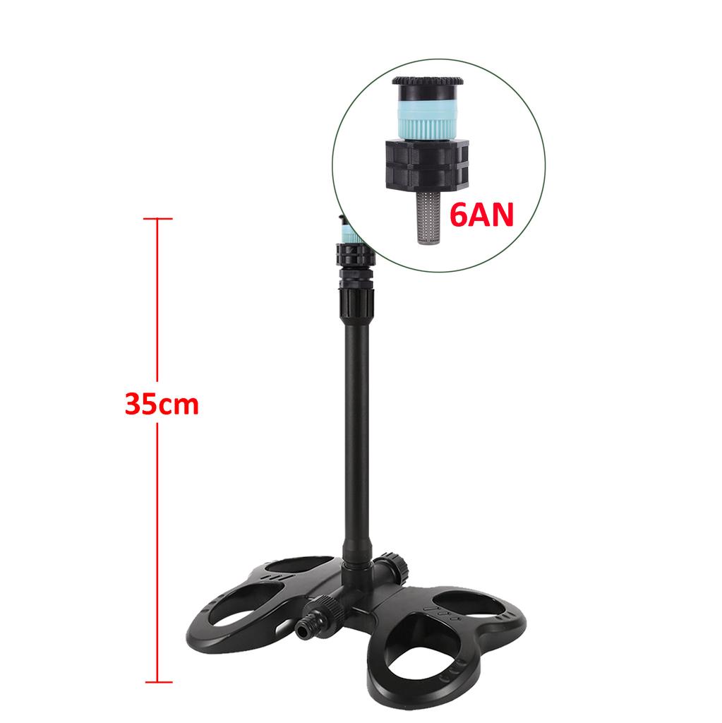 Scattering Sprinkler with Bracket 0~360° Adjustable Pop-up Sprinklers Replacement Nozzle Lawn Flower Vegetable Watering Sprayer