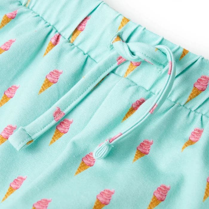 Short pour enfants avec cordon menthe clair 5 dimensions disponibles