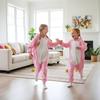 Piżama Onesie Kigurumi Kostium Przebranie Różowa Świnka Dzieci 95 - 105Cm