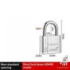 1 Pcs High Security Stainless Steel Keyed Alike Padlocks Cut Resistant Shackle For Gates Lockers Warehouse