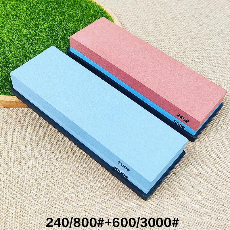 Piatră de ascuțit Ascuțitor de cuțite Piatră de ascuțit profesională Set cu două laturi Dispozitiv de șlefuit Piatră umedă de apă Accesorii pentru bucătărie Instrumente