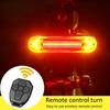 Mountain Bike Turn Signal Tail Light USB Rechargeable Bicycle Remote Control Rear Light