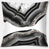 4Pcs Black & White Agate Pattern Pillowcasesuitable For Sofa Car Bedroom Decorative Cushion Cover Pillow Cover