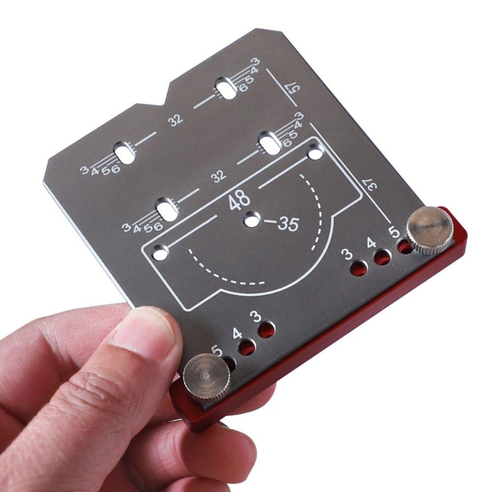 Limit Frame Concealed Hinge Hole Template Aluminium Zinc Zinc Alloy Hinge Locator  Cabinet Installation