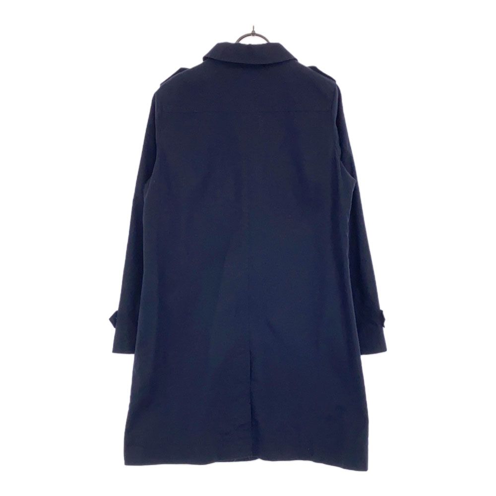 LACOSTE Long sleeve Stainless collar coat 42 Navy Women Used