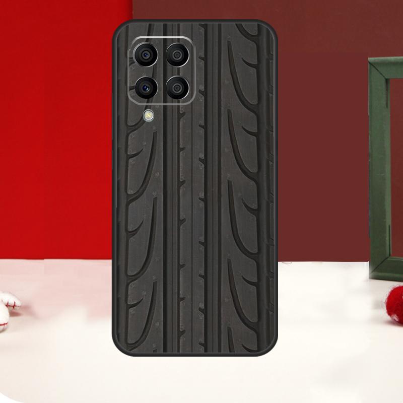Tire Tread Wheel Case For Samsung Galaxy M11 M21 M31 M14 M34 M54 M12 M32 M52 M15 M13 M16 M36 M56 M53 M35 M55