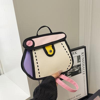 Niche Design Kreslená Kabelka Roztomilá Taška na Řetízku Crossbody Taška